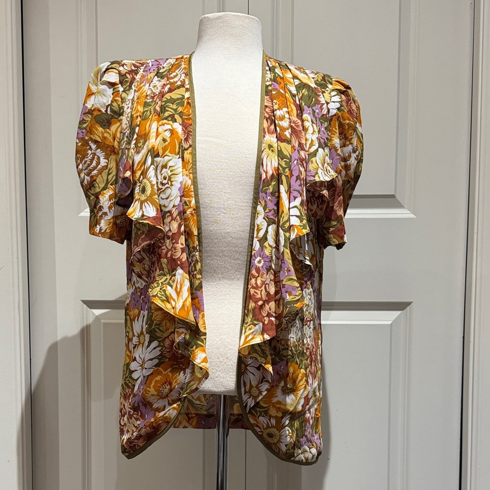 Vibrant Floral Women's Blouse